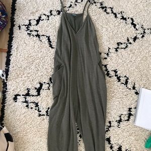 army green jumpsuit